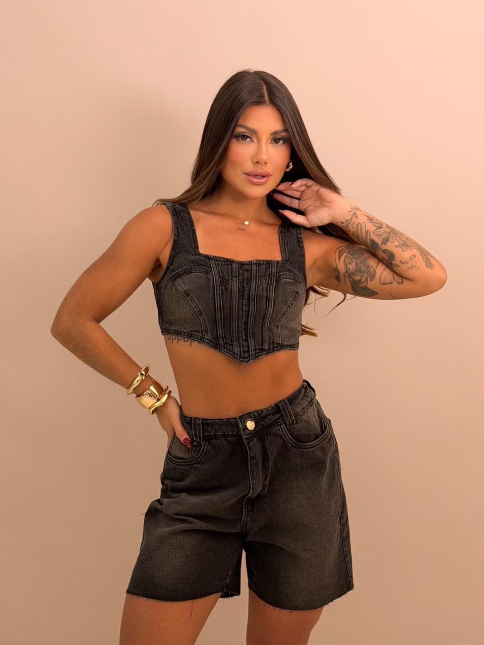 Conjunto Jeans  — NayStore moda feminina