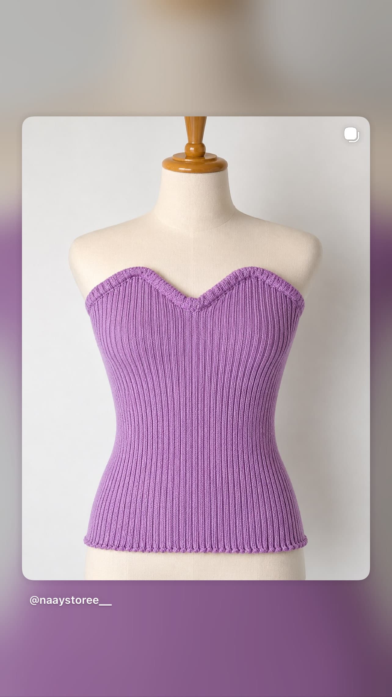 Cropped em tricô  — NayStore moda feminina