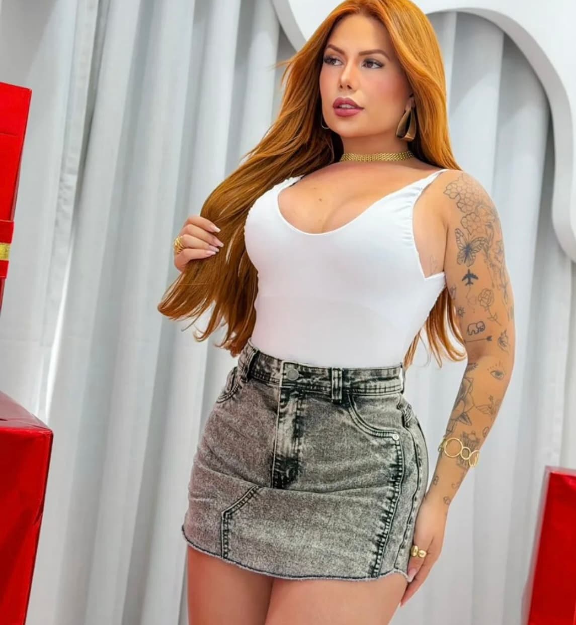 Short Saia Estonado  — NayStore moda feminina